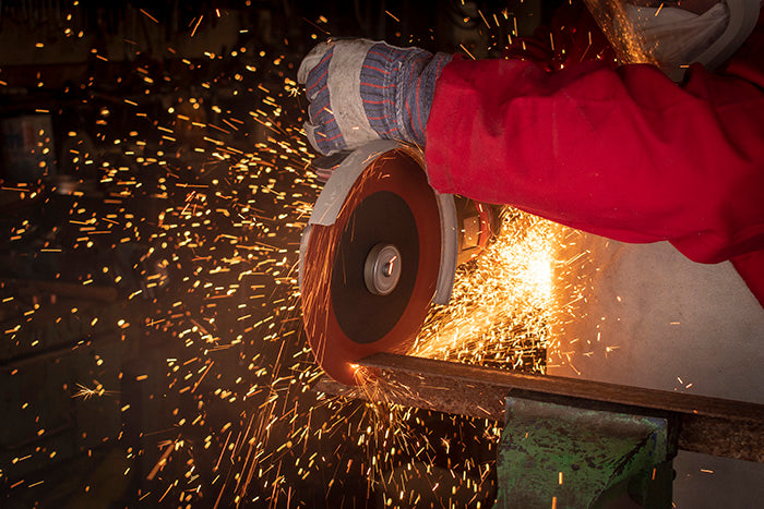 cutting metal with a saw