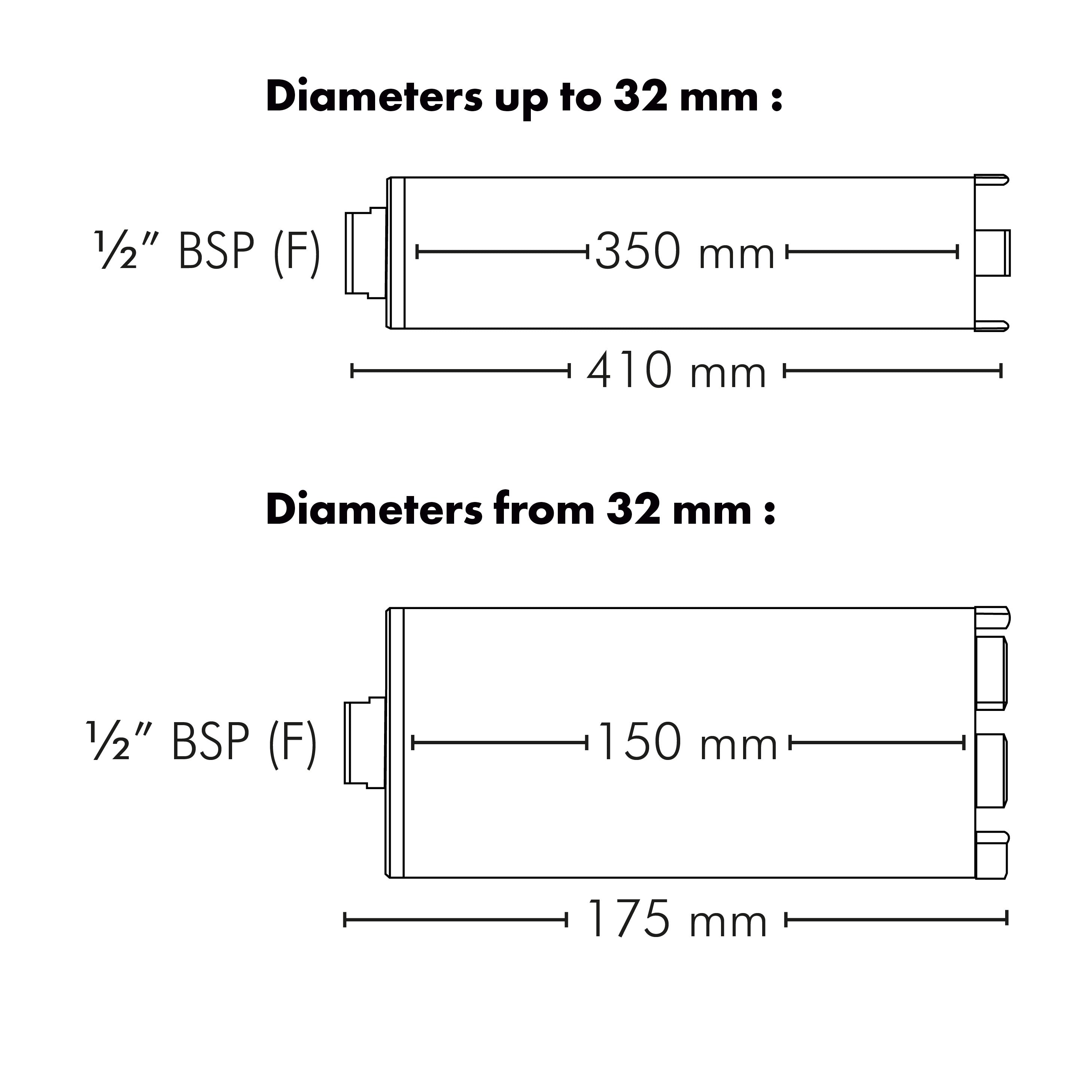 diamond core drill bit